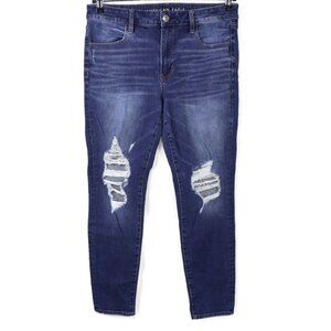American Eagle Hi-Rise Jegging Jeans Size 12 Short 360 Next‎ Level Stretch
